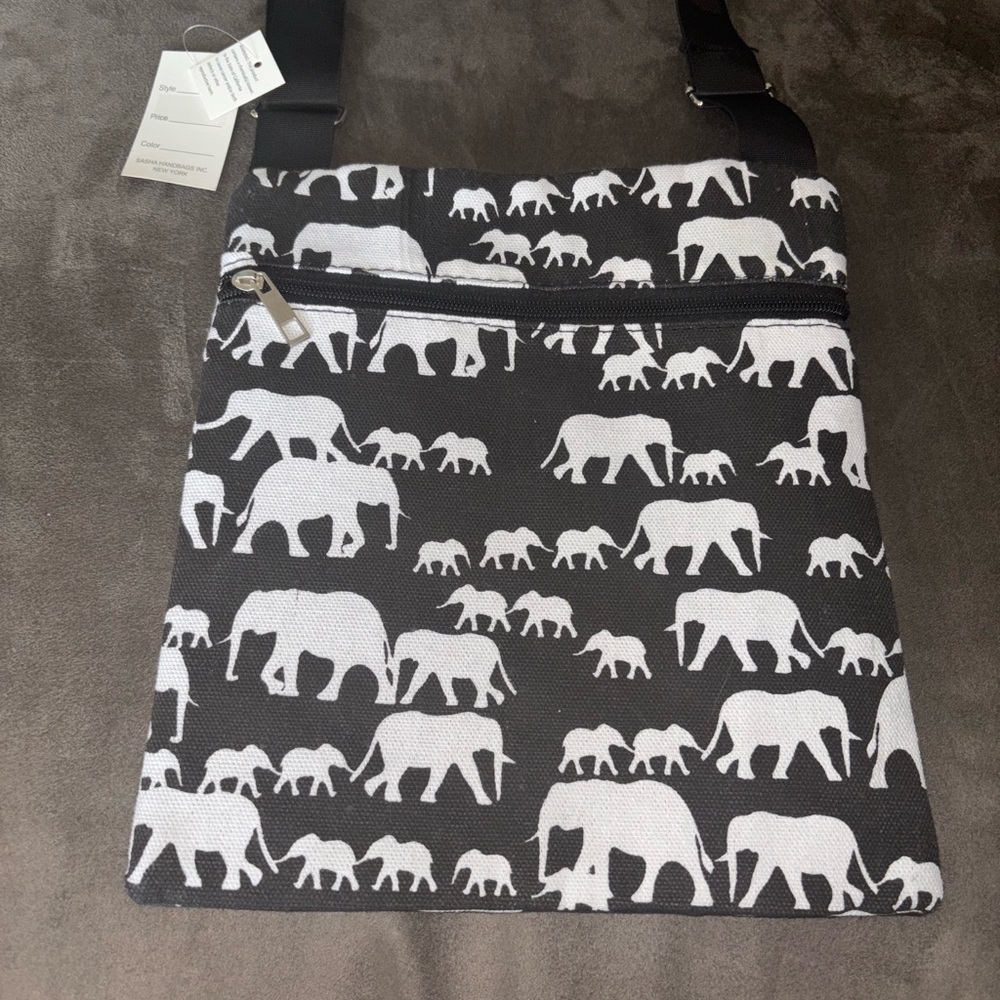 🐘 Elephant Print Crossbody Bag